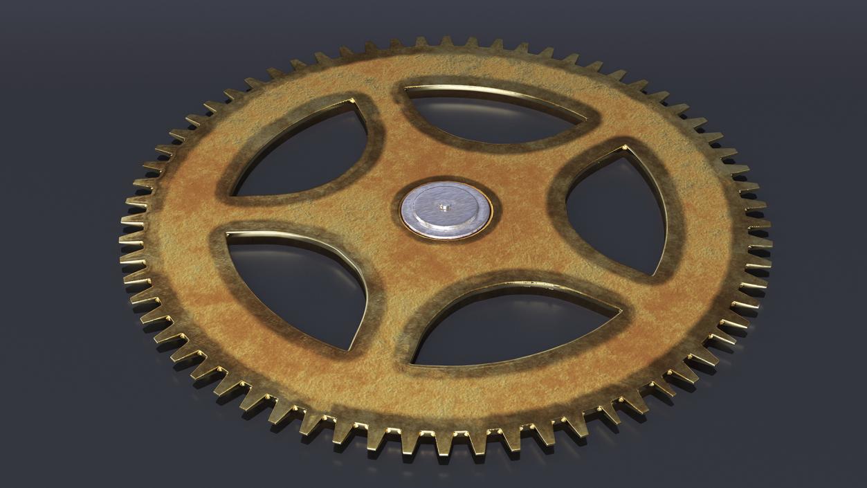 Clock Cogwheel 3D model