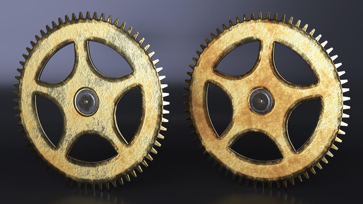 Clock Cogwheel 3D model