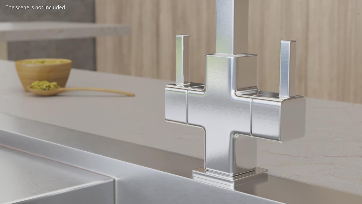 3D model Kitchen Taps Collection 3