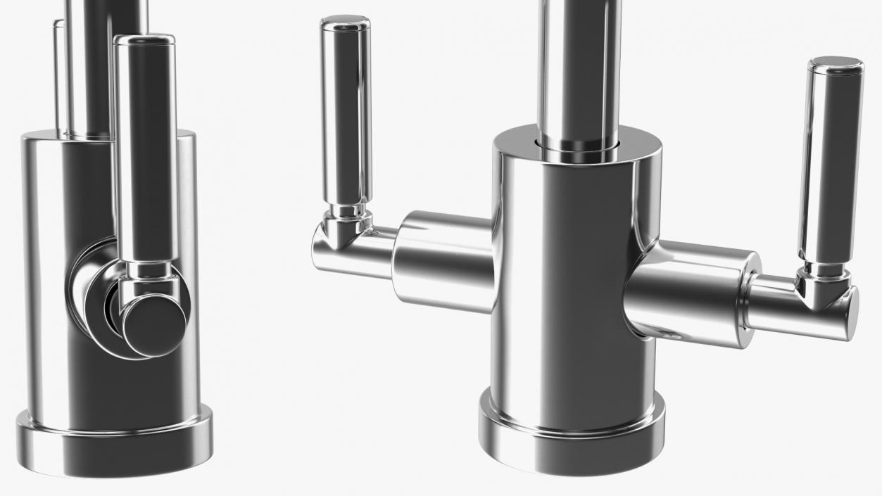 3D model Kitchen Taps Collection 3