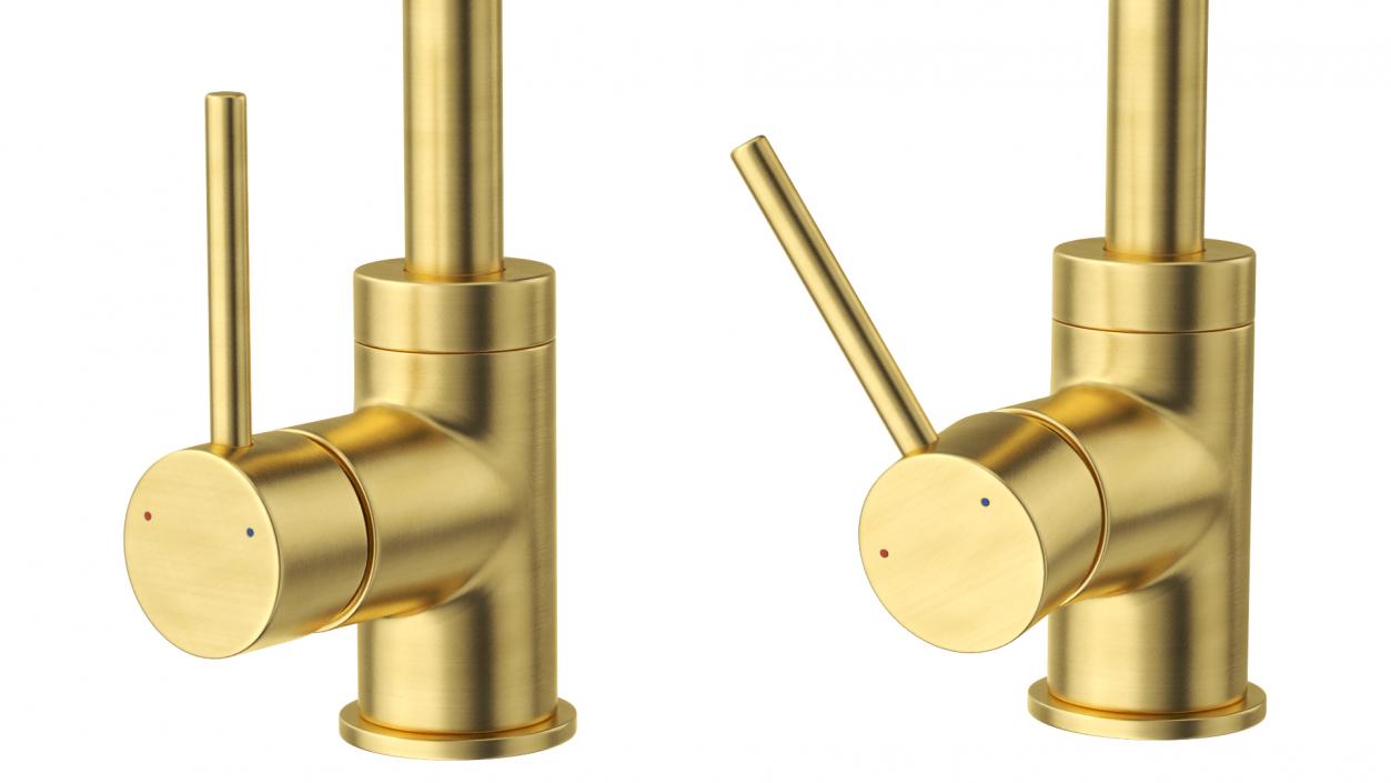 3D model Kitchen Taps Collection 3