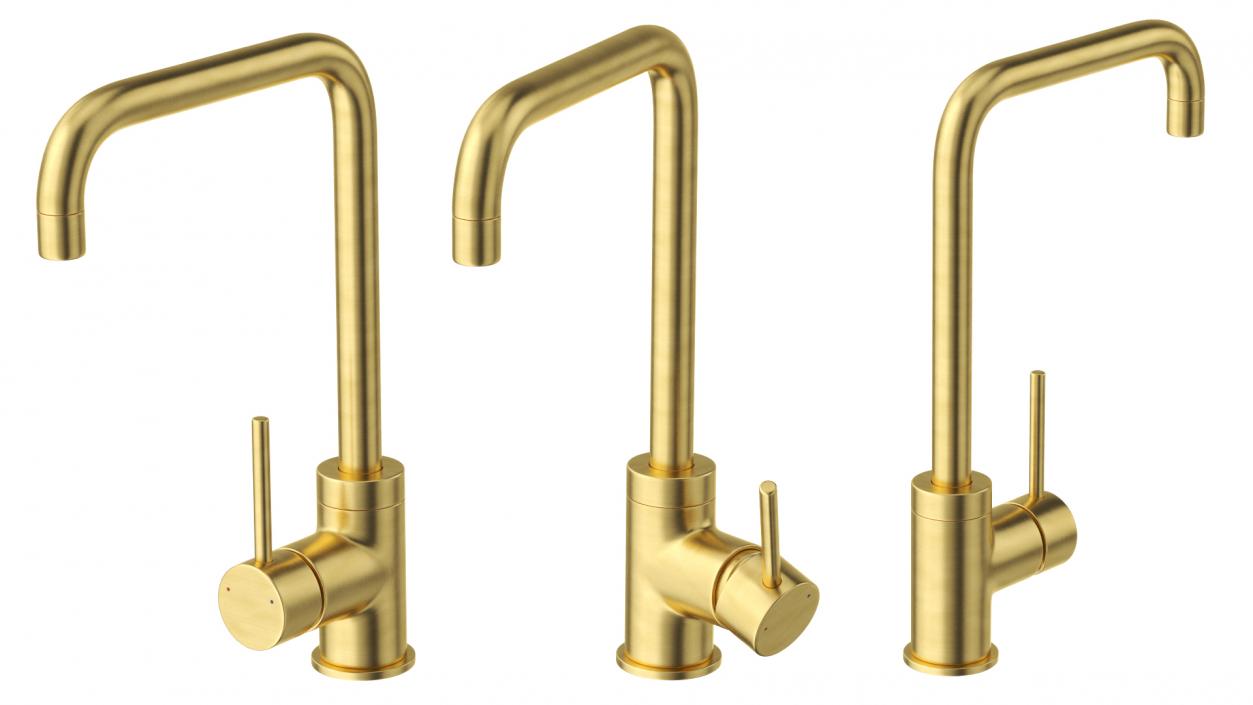 3D model Kitchen Taps Collection 3