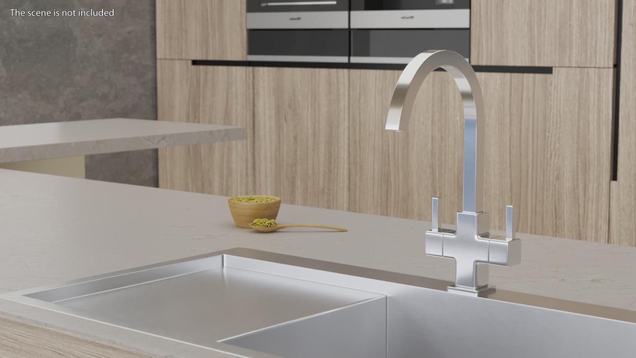 3D model Kitchen Taps Collection 3