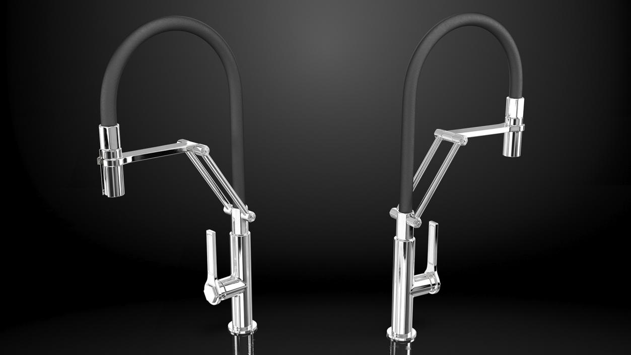 3D model Kitchen Taps Collection 3