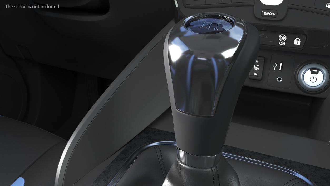 3D Transmission Gear Shift Knob model