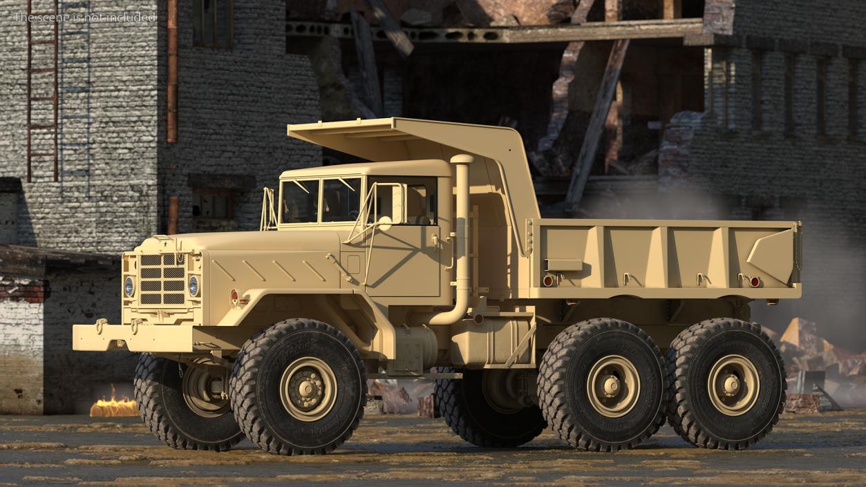 3D model M939 Military Dump Truck Light