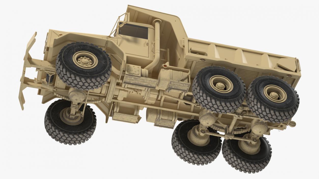 3D model M939 Military Dump Truck Light