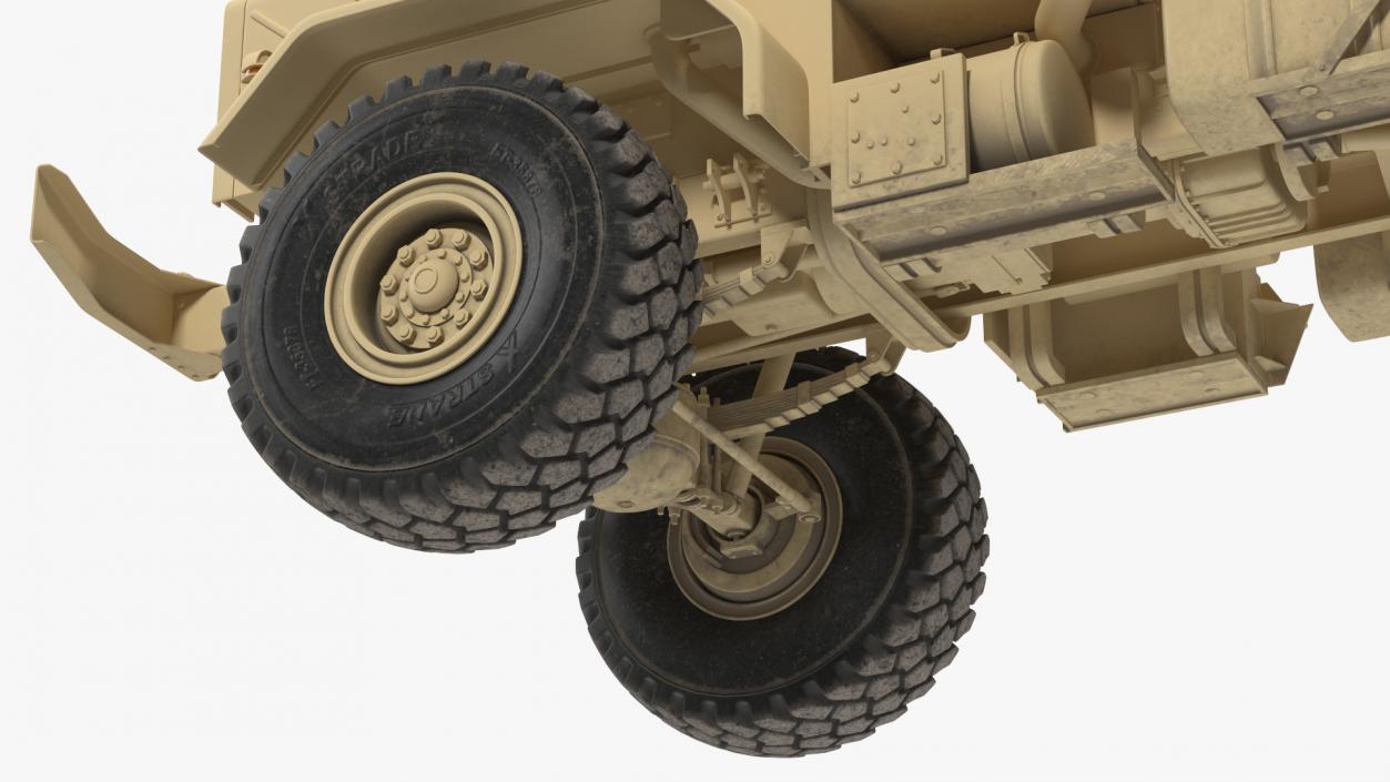 3D model M939 Military Dump Truck Light