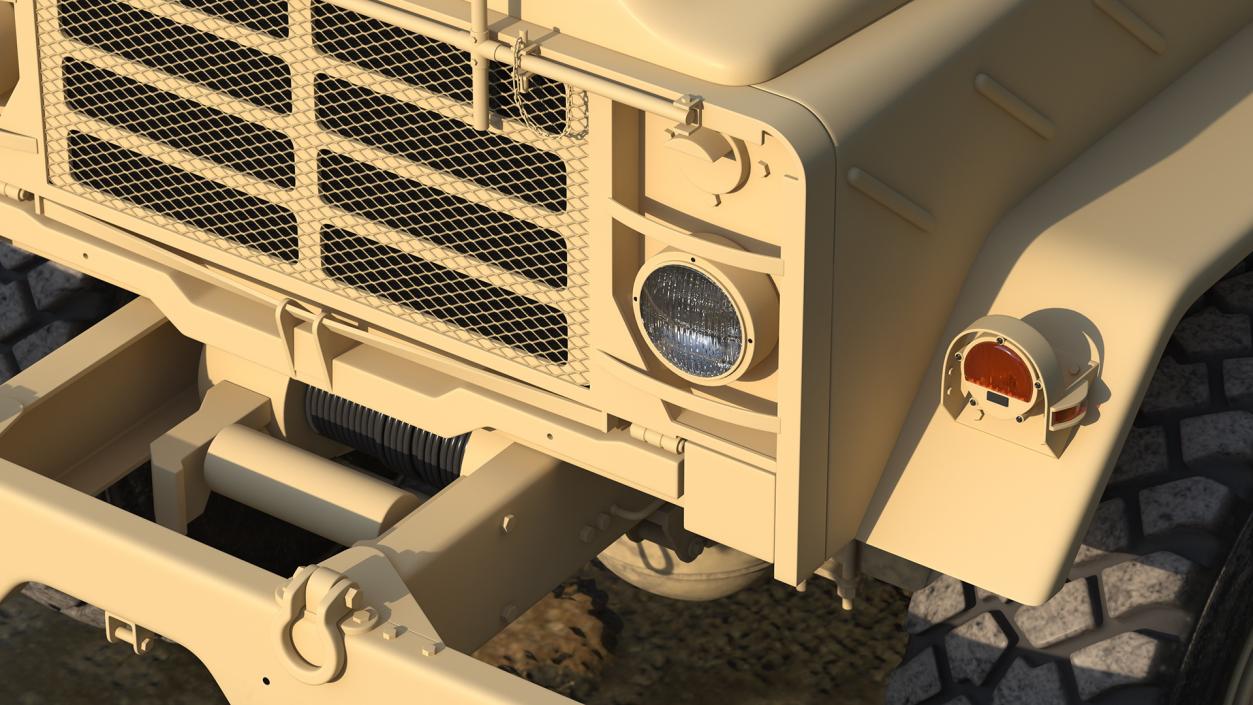 3D model M939 Military Dump Truck Light