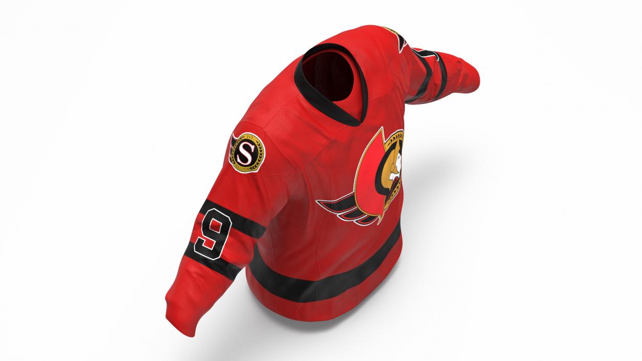 Hockey Jersey Ottawa Senators 3D model