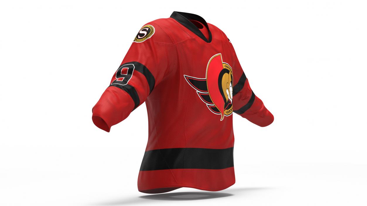 Hockey Jersey Ottawa Senators 3D model