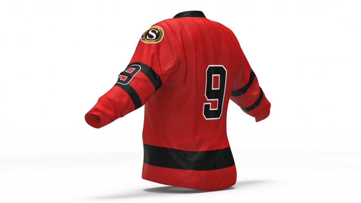 Hockey Jersey Ottawa Senators 3D model