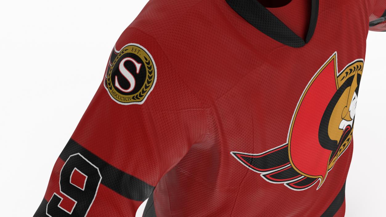 Hockey Jersey Ottawa Senators 3D model