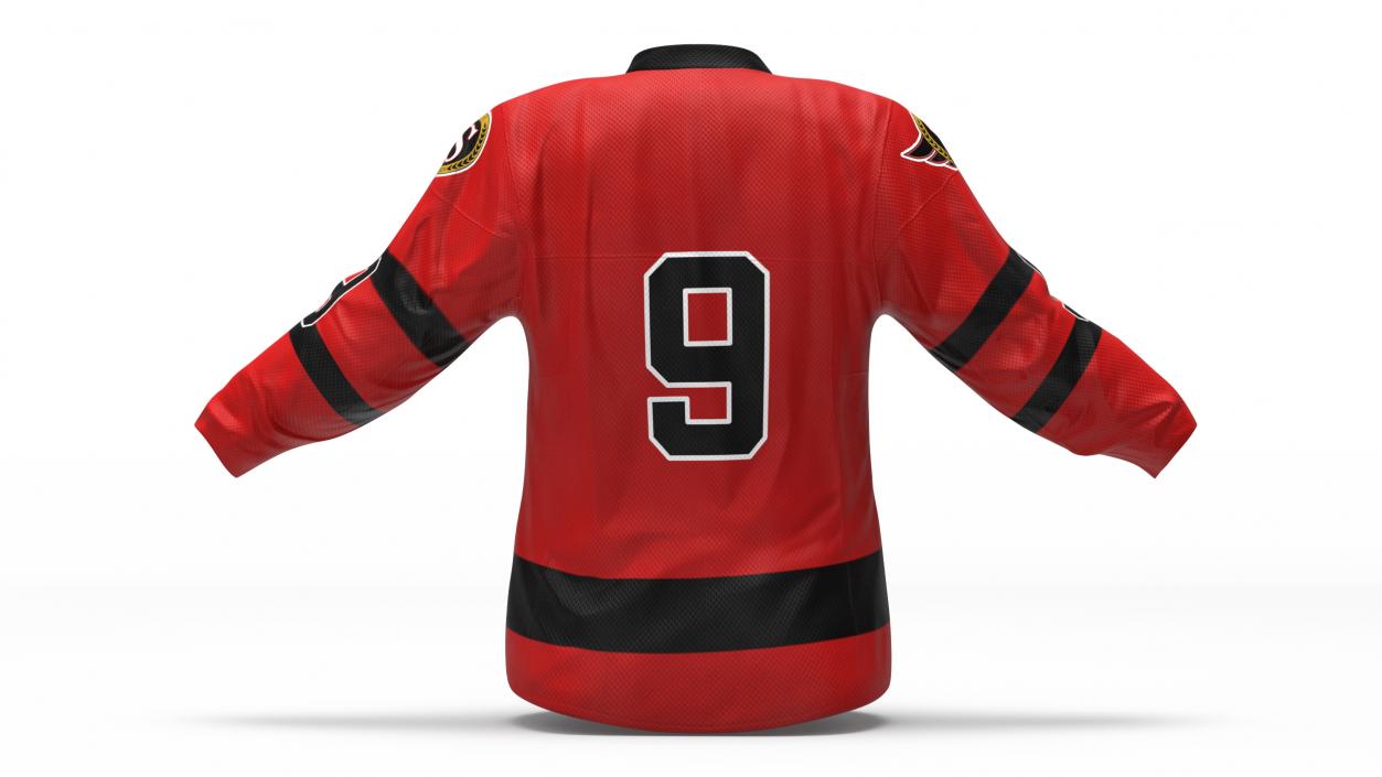 Hockey Jersey Ottawa Senators 3D model