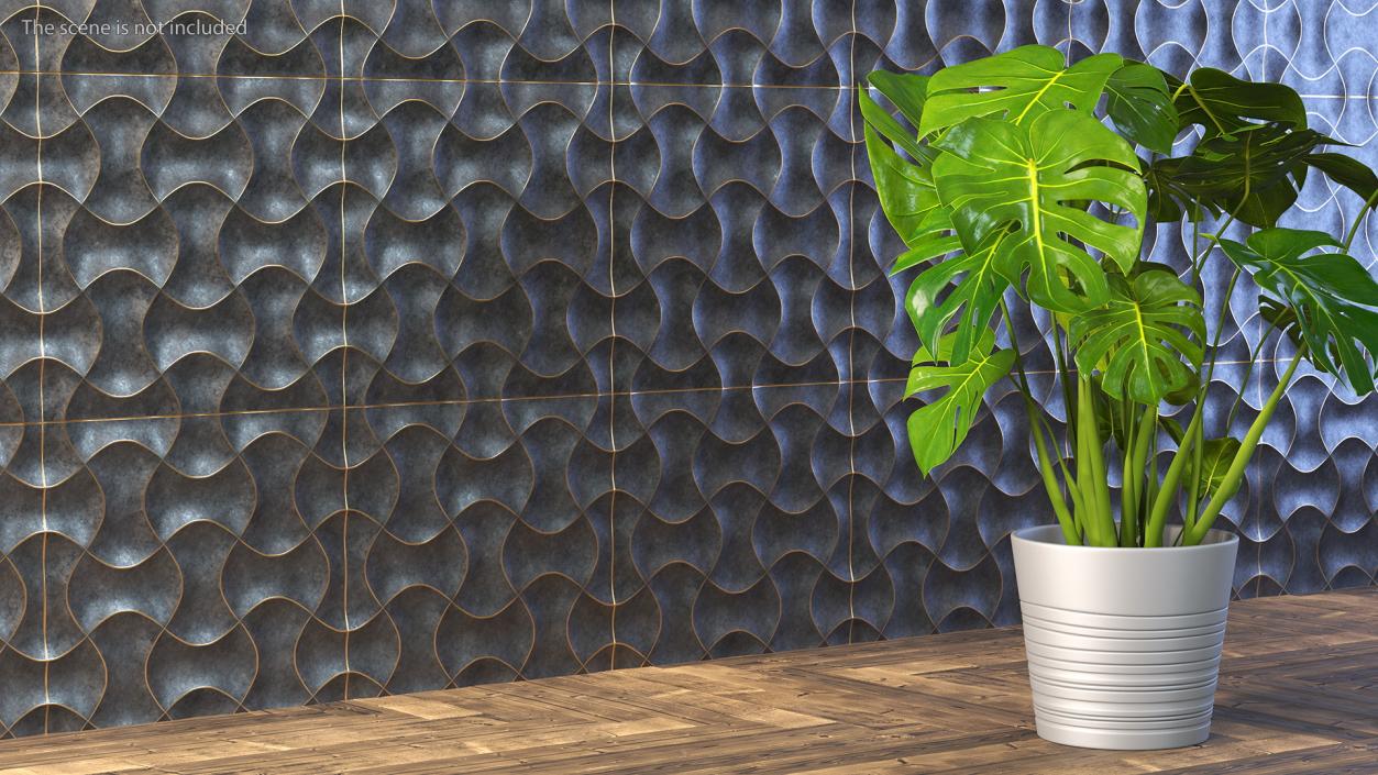 3D Wall Panel Wave Metal