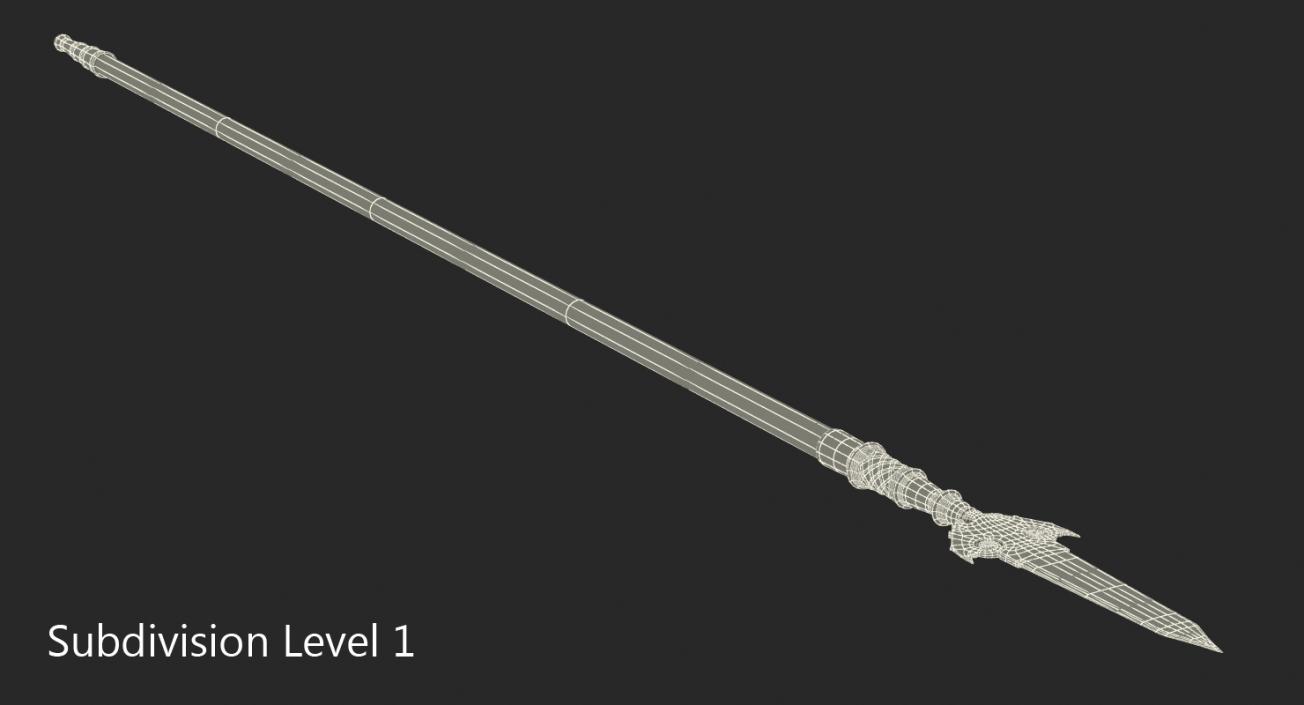 3D model Partisan Pole Weapon