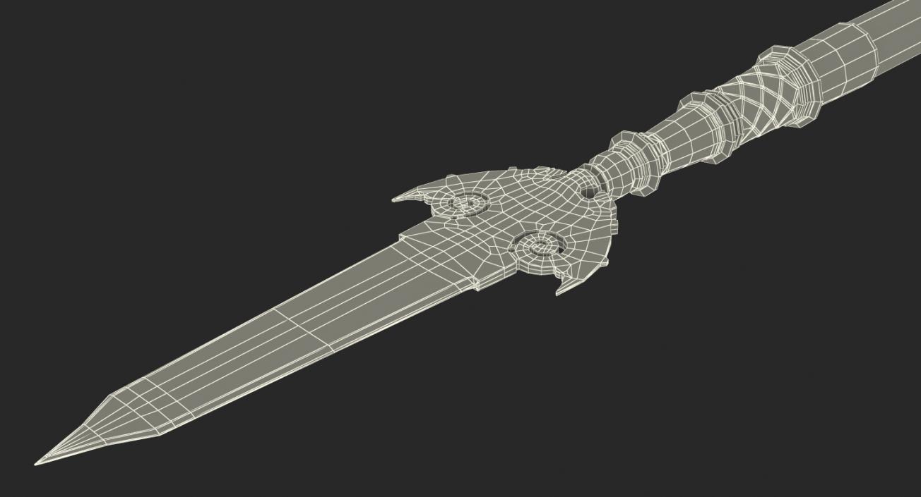 3D model Partisan Pole Weapon