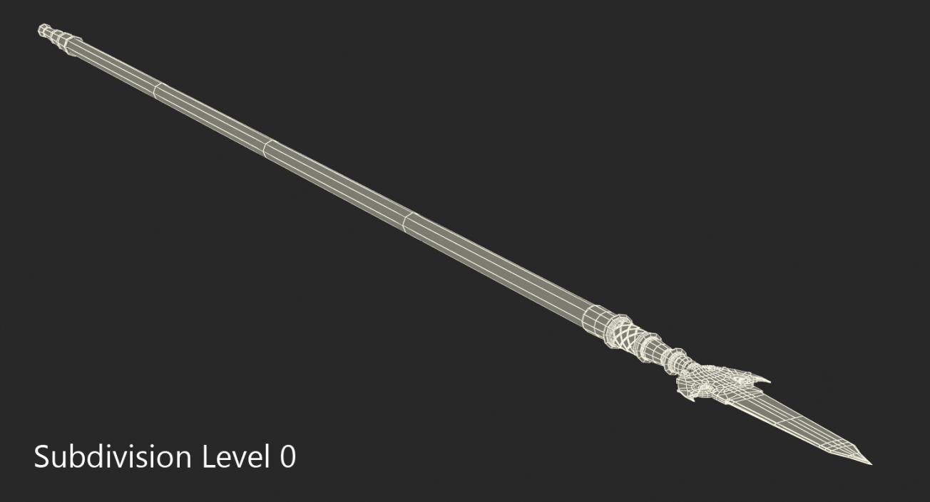 3D model Partisan Pole Weapon