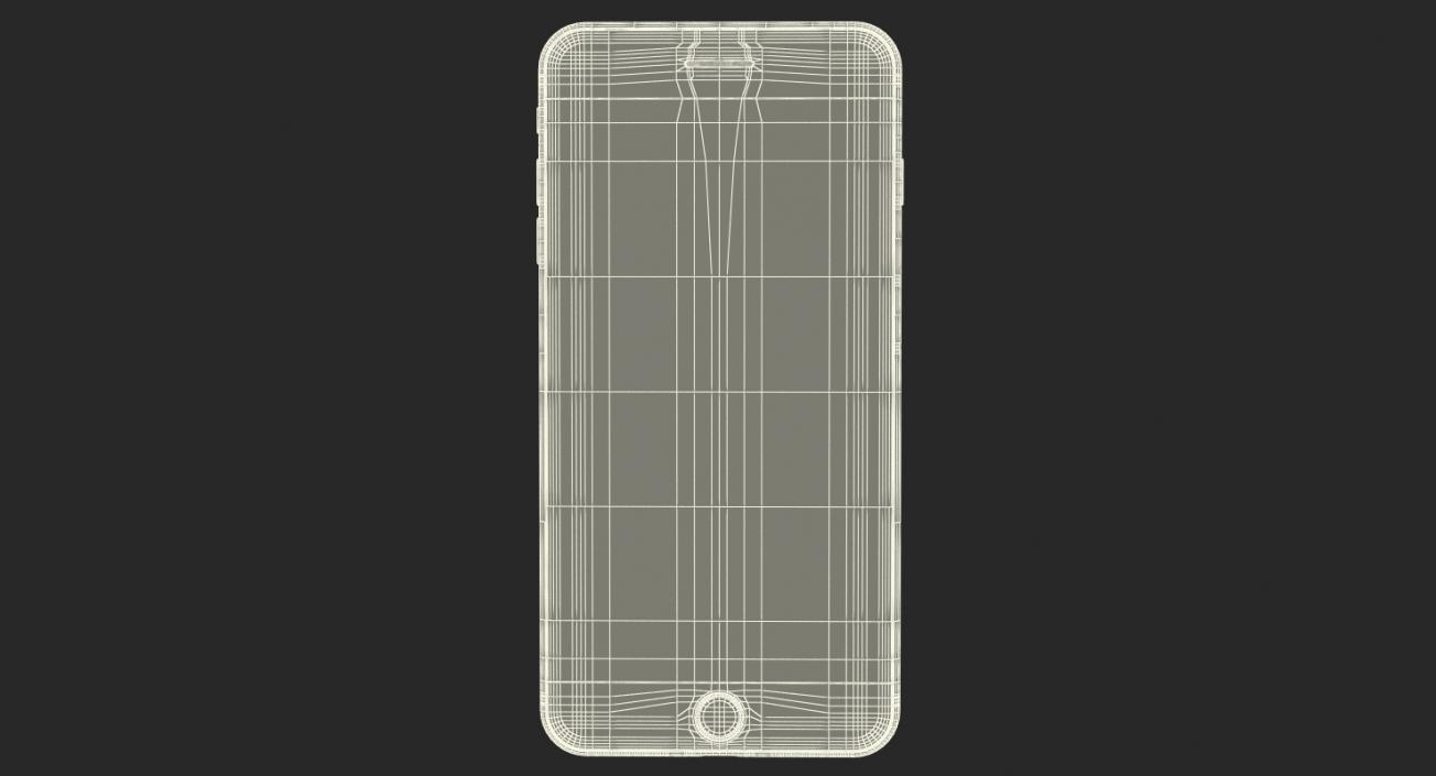 3D model IPhone 7 Plus Silver