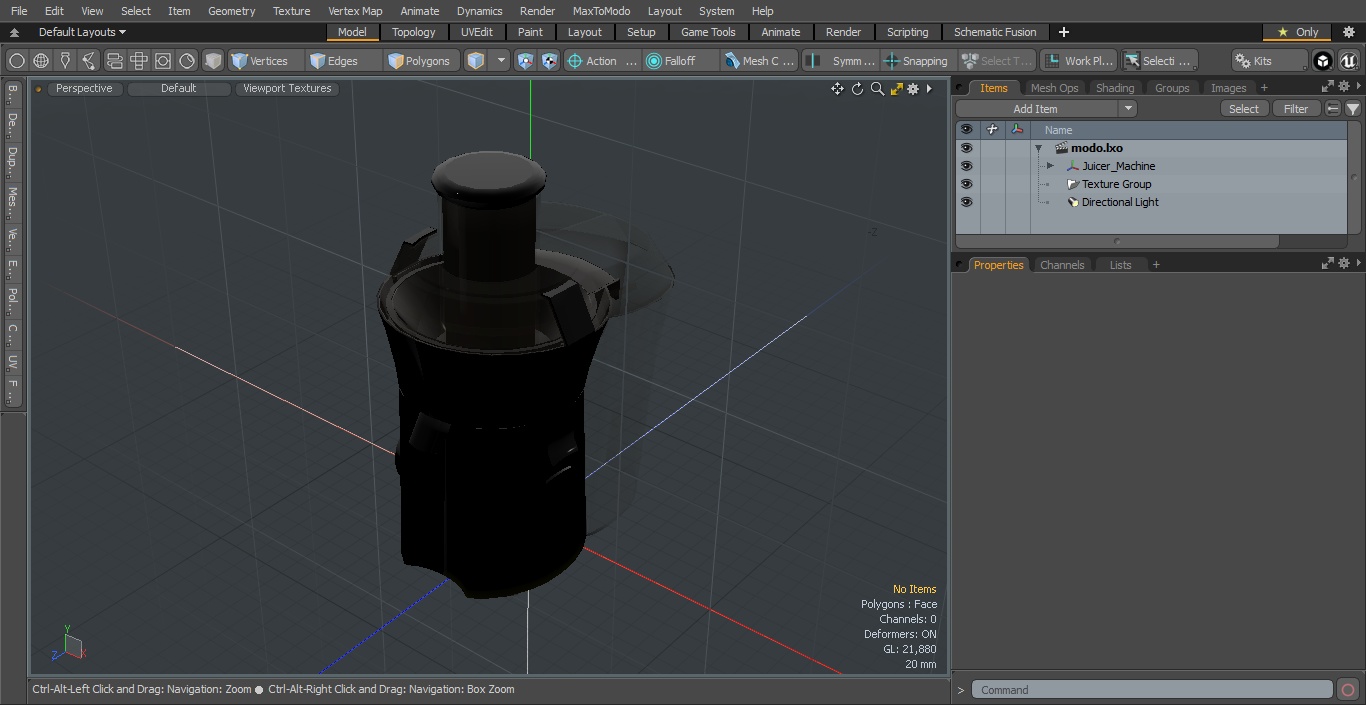 3D model Juice Extractor Hamilton Beach Big Mouth