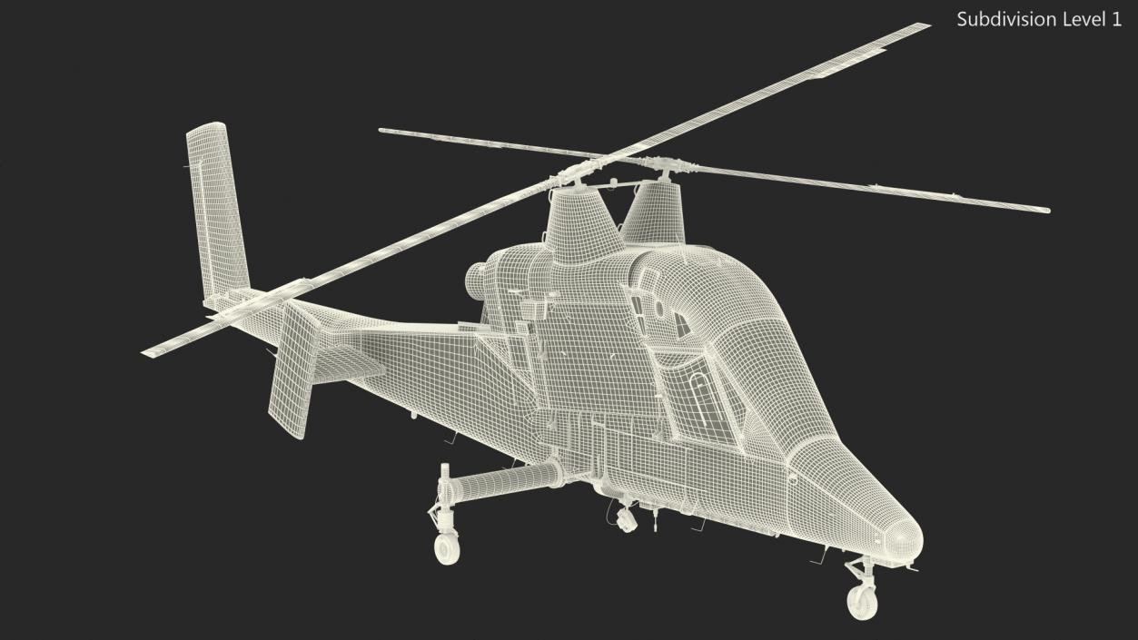 Synchropter Helicopter 3D