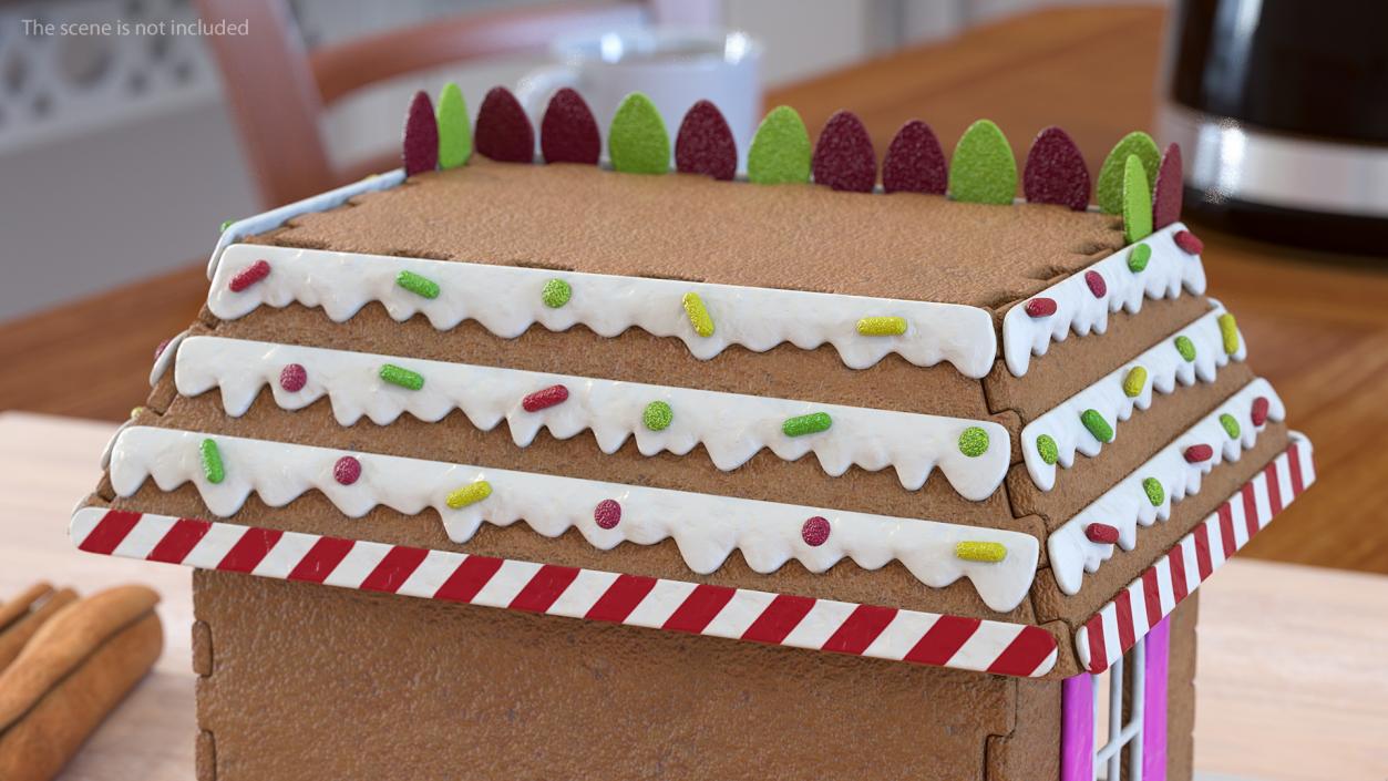 3D model Cookie Dough Gingerbread House