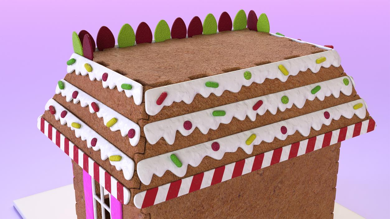 3D model Cookie Dough Gingerbread House