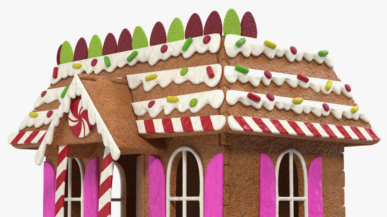 3D model Cookie Dough Gingerbread House