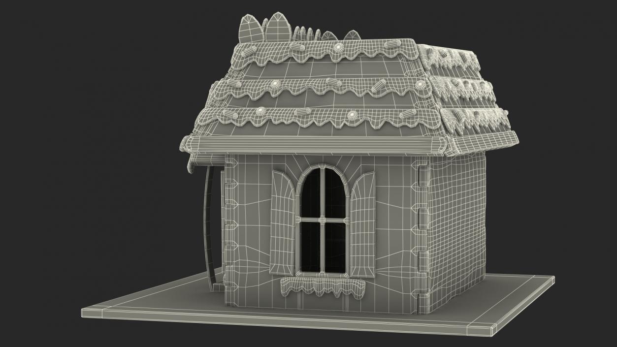 3D model Cookie Dough Gingerbread House