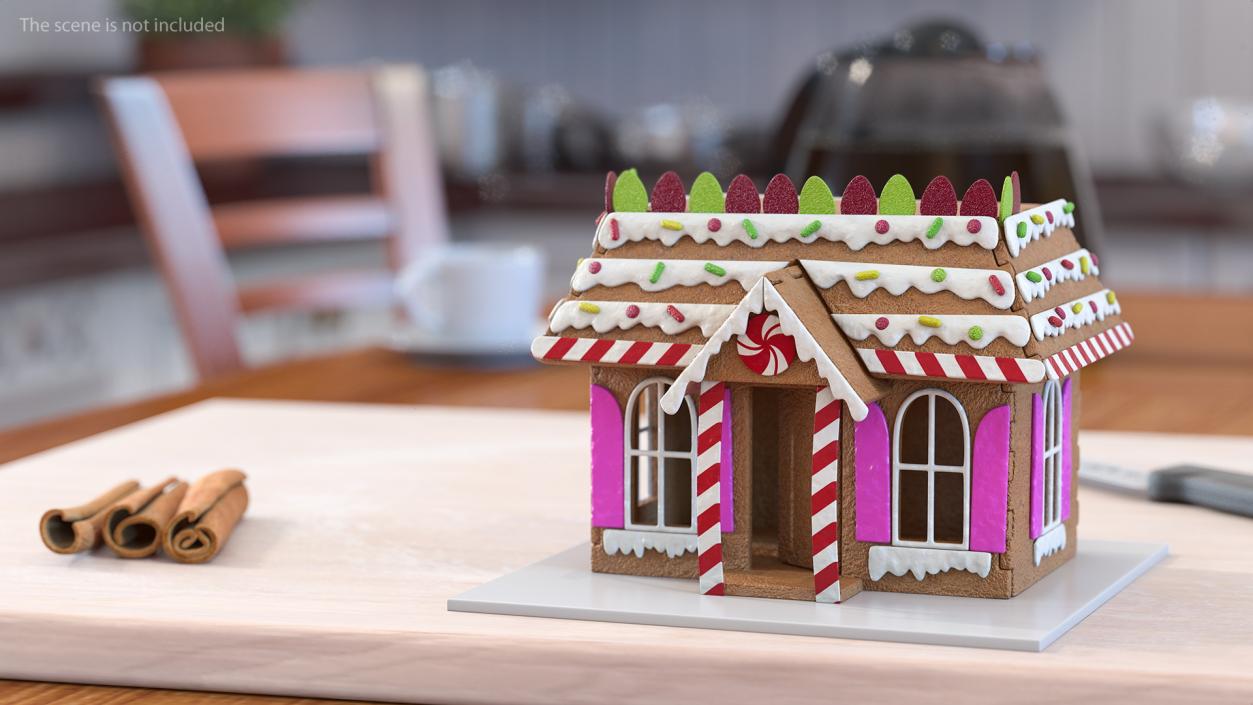 3D model Cookie Dough Gingerbread House