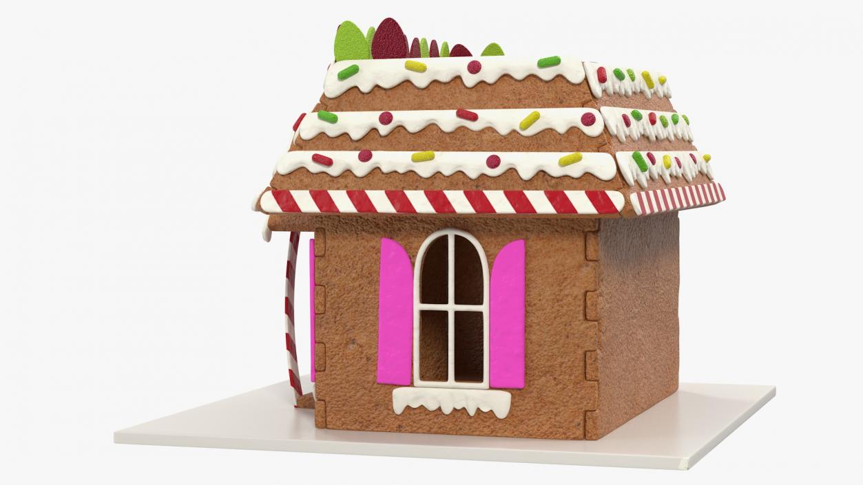 3D model Cookie Dough Gingerbread House