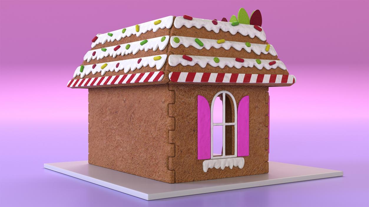 3D model Cookie Dough Gingerbread House