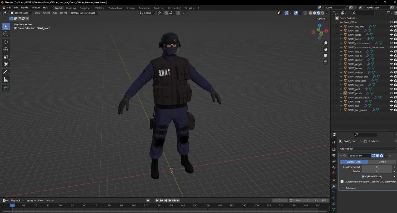 Swat Officer 3D