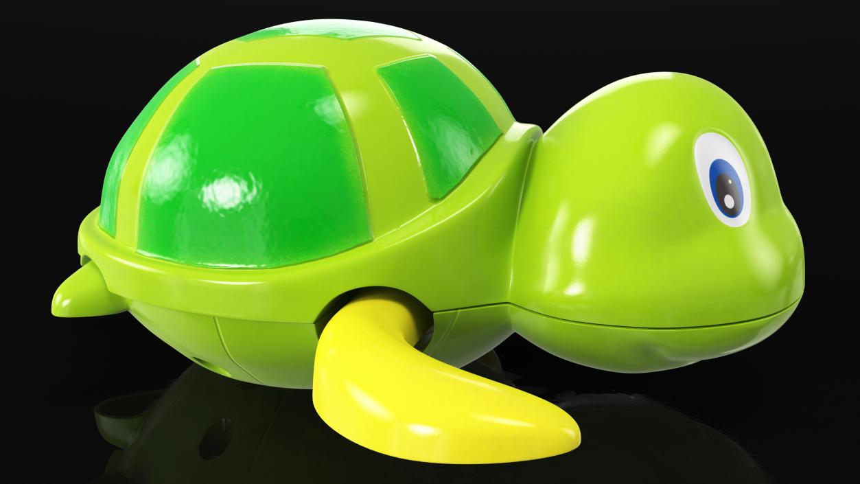 3D Wind Up Turtle Bath Toy model