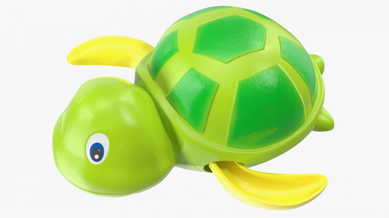 3D Wind Up Turtle Bath Toy model