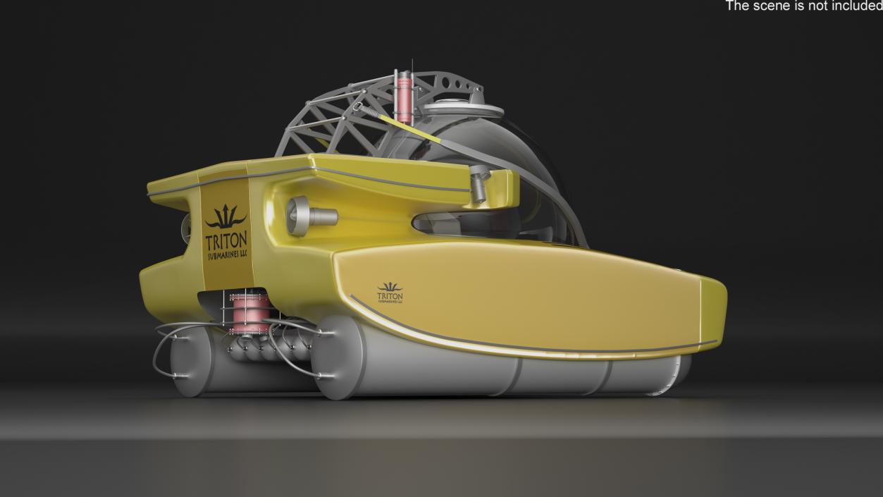 3D model Triton Personal Submarine