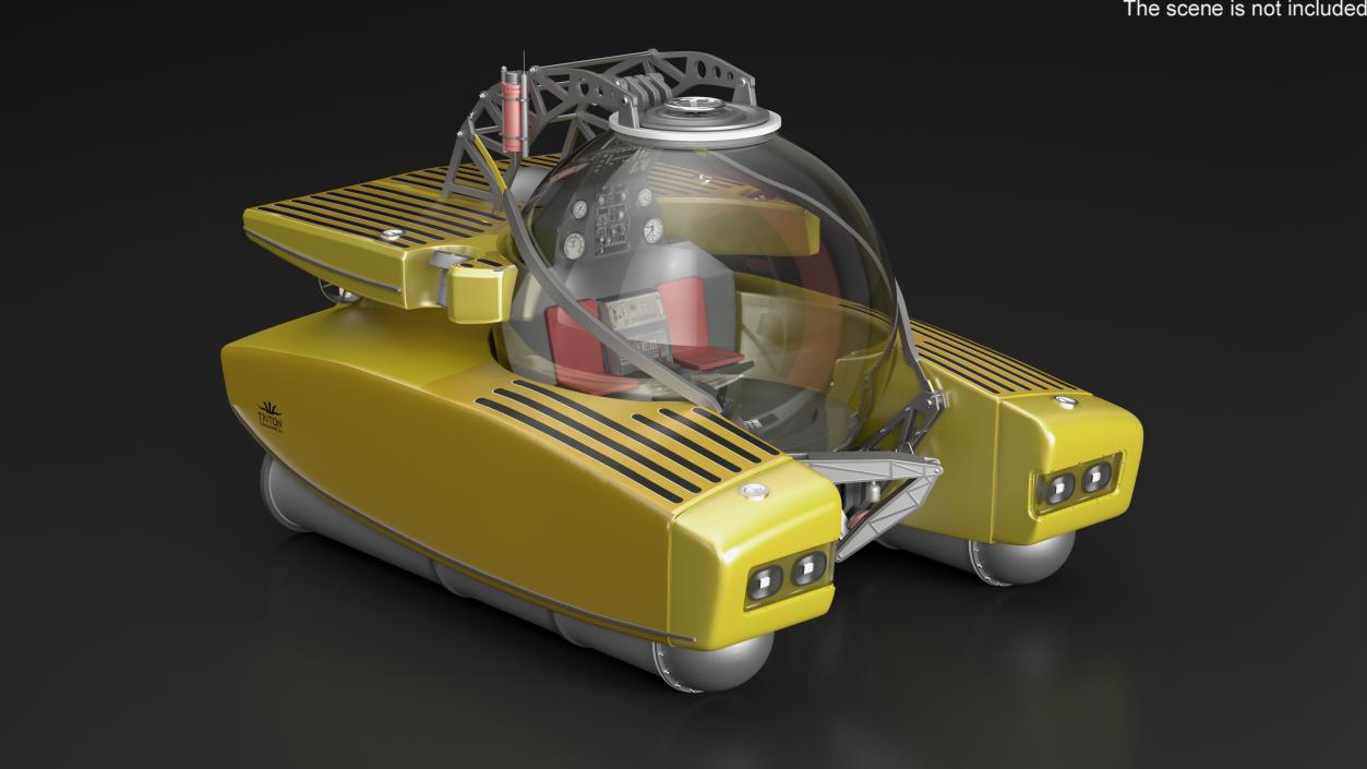 3D model Triton Personal Submarine