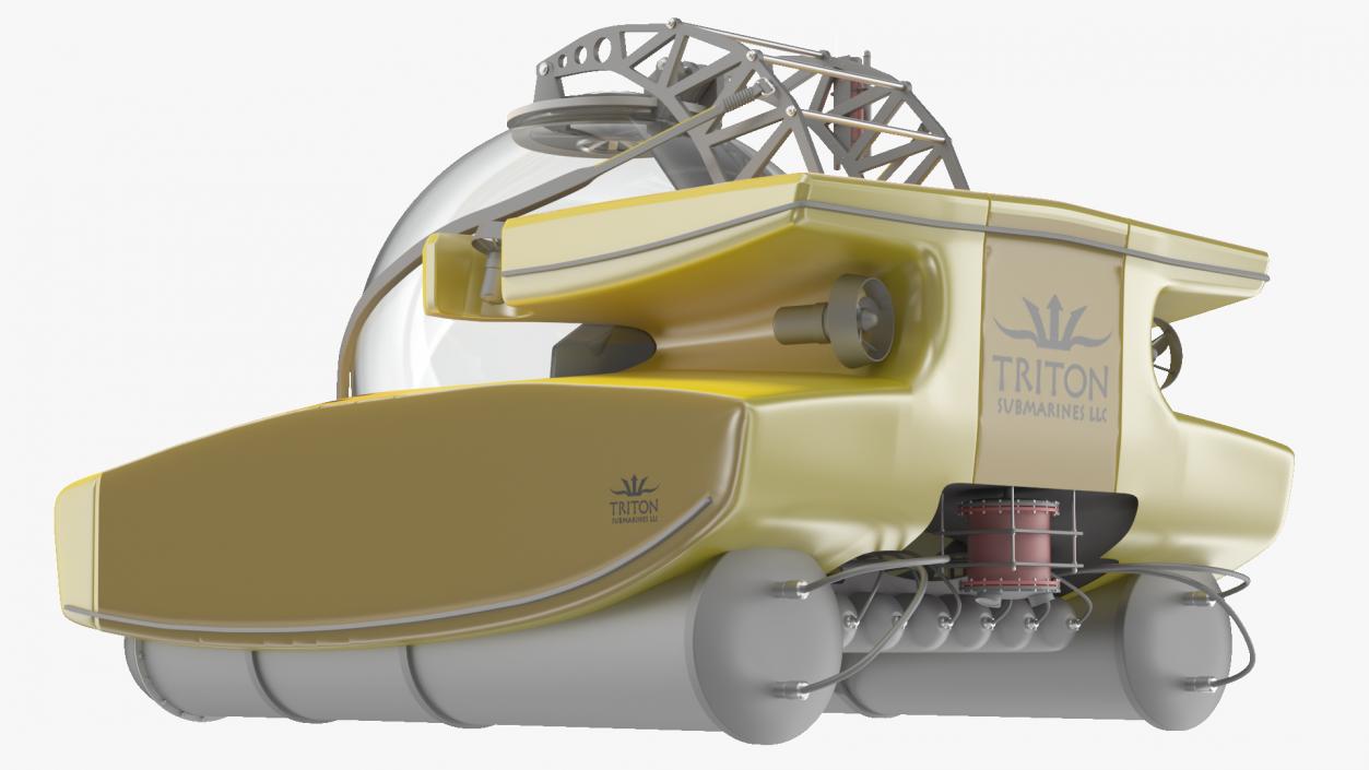 3D model Triton Personal Submarine