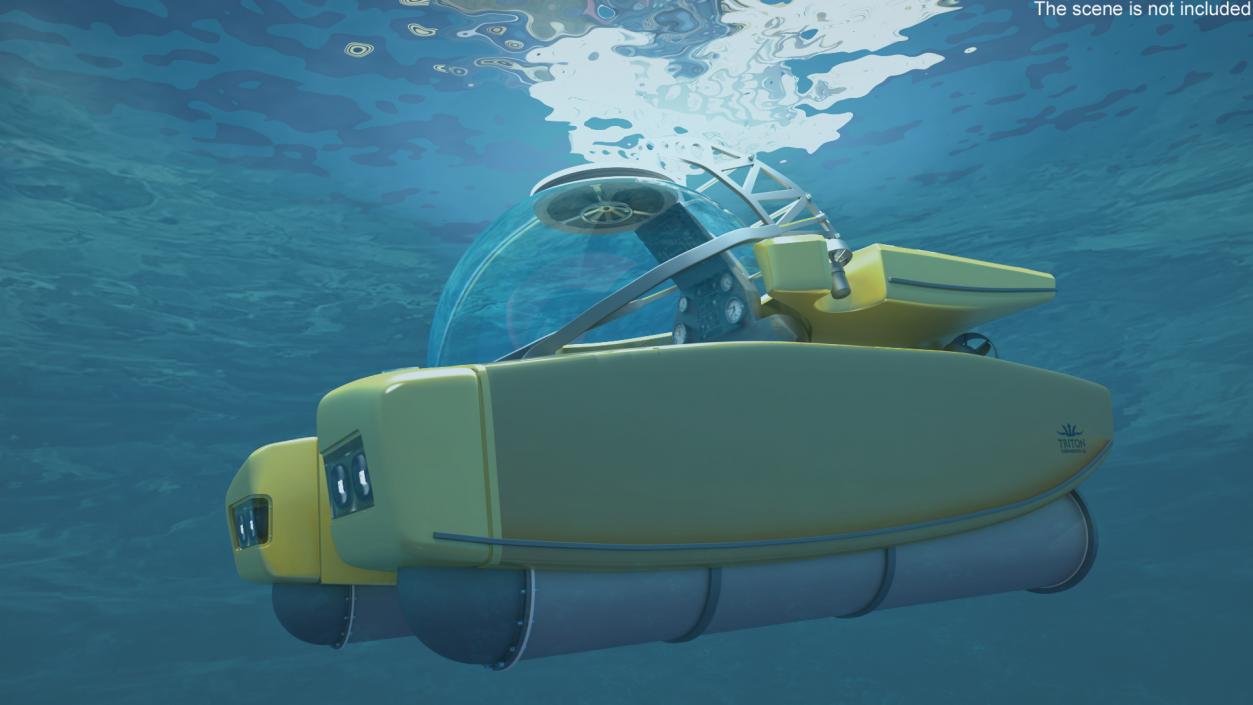 3D model Triton Personal Submarine