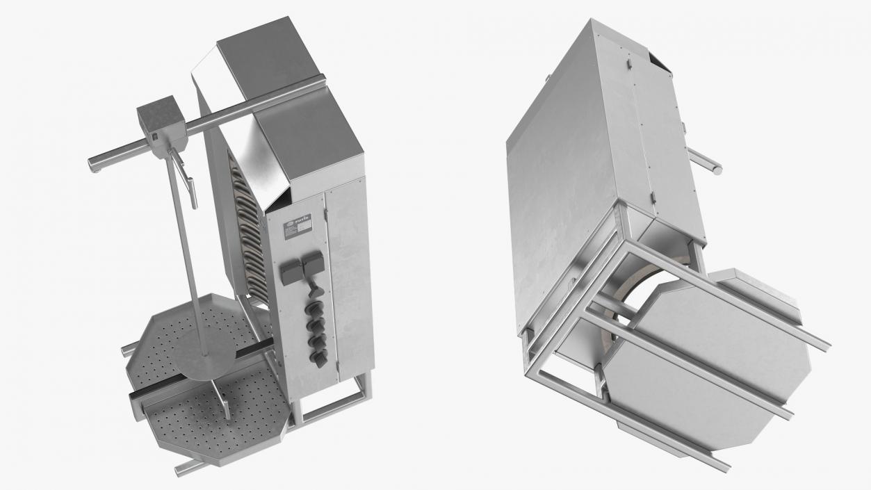 Potis Vertical Rotisserie Grill For Doner Kebab 3D