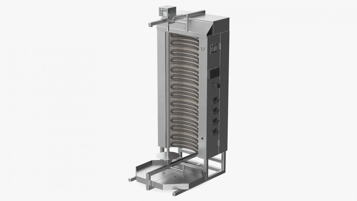 Potis Vertical Rotisserie Grill For Doner Kebab 3D