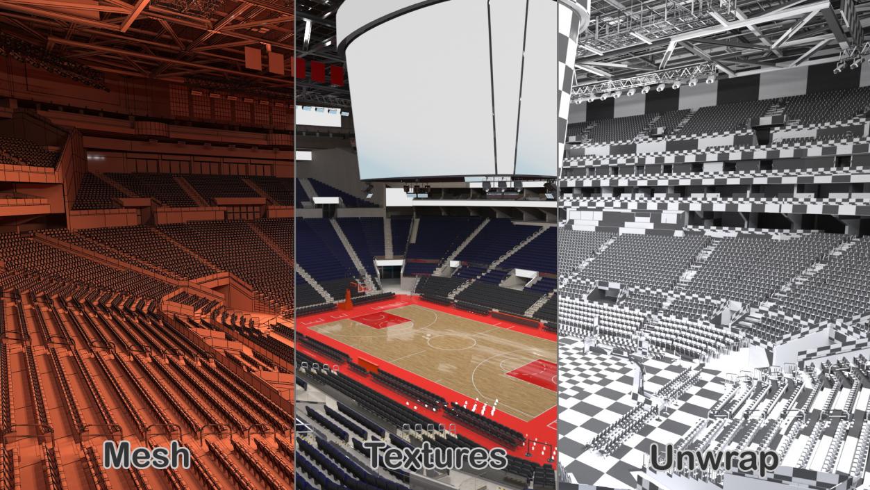 3D Basketball Arena