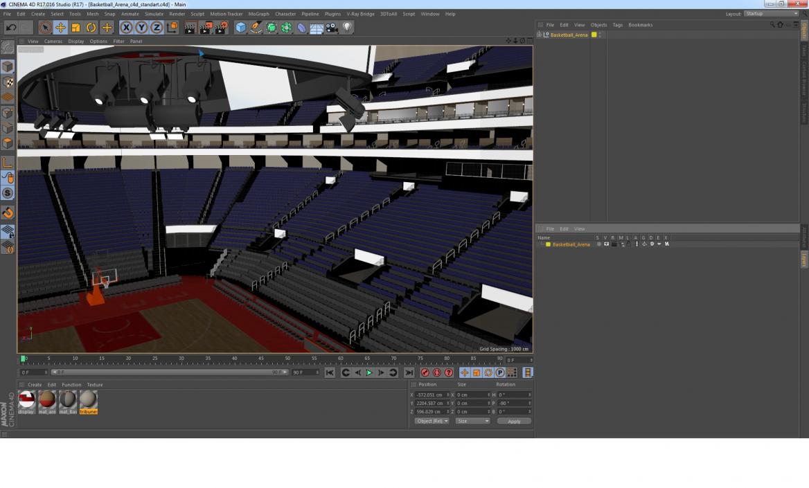 3D Basketball Arena