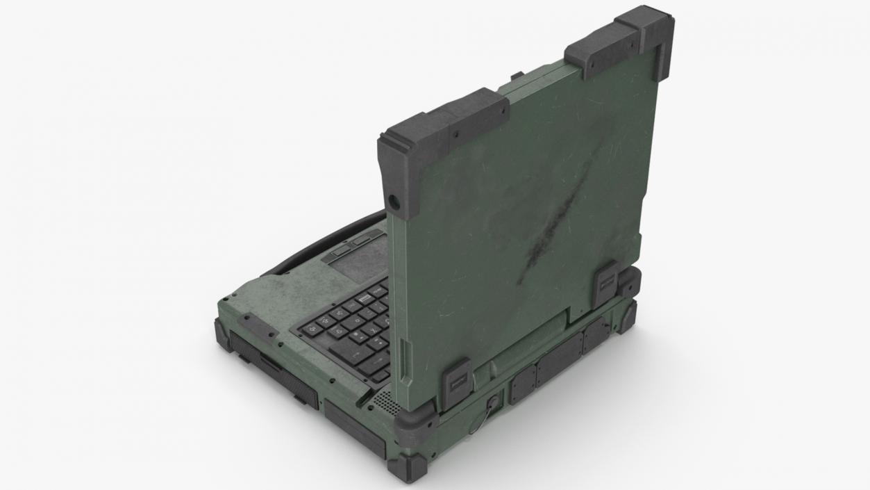 3D Rocky RK12 Army Laptop Old