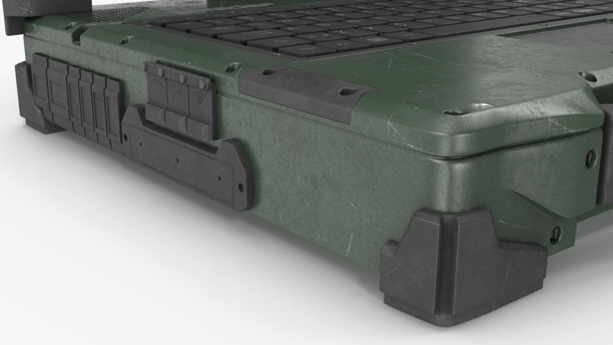 3D Rocky RK12 Army Laptop Old