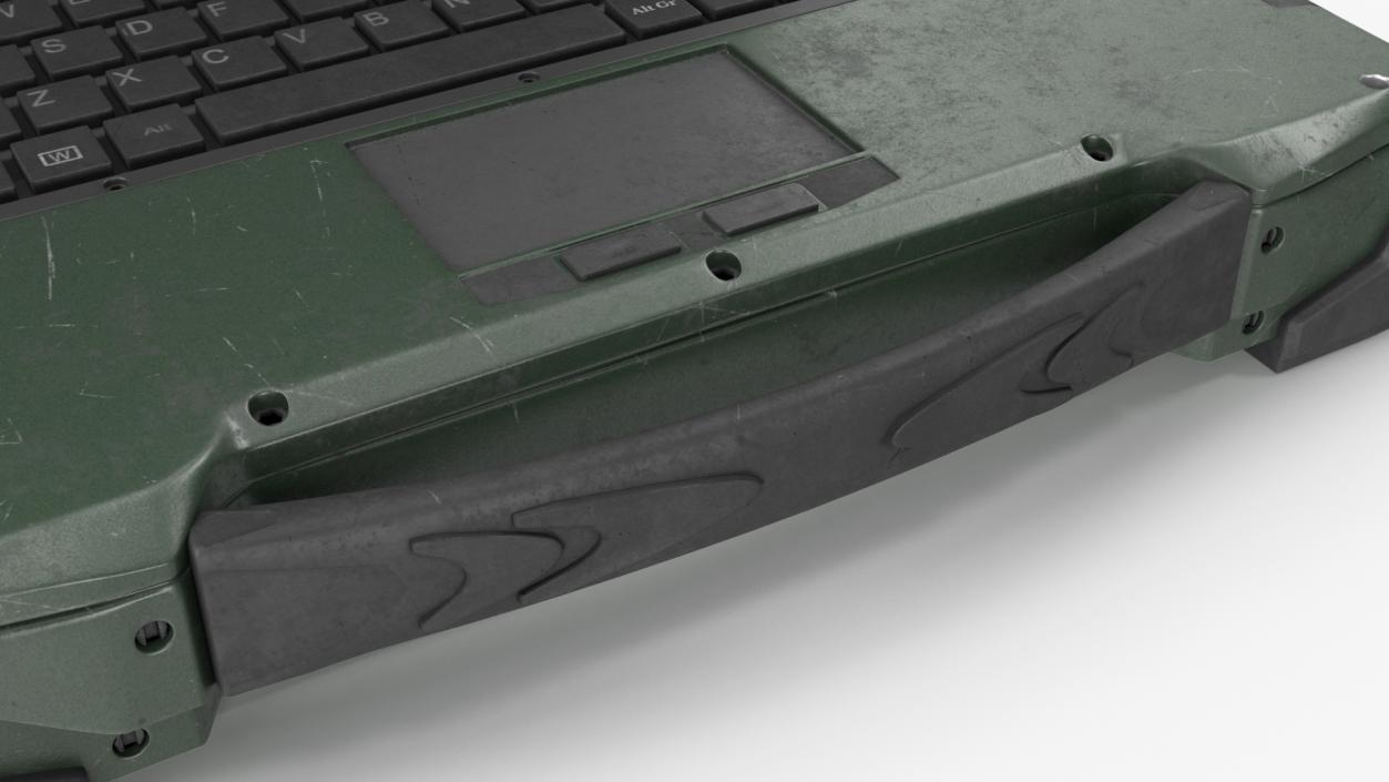 3D Rocky RK12 Army Laptop Old