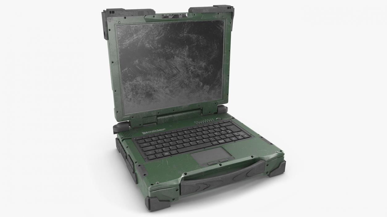 3D Rocky RK12 Army Laptop Old