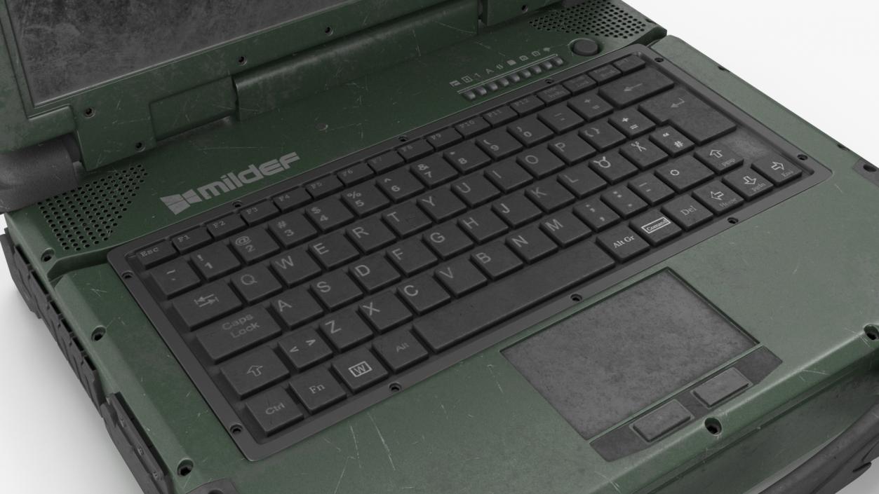 3D Rocky RK12 Army Laptop Old