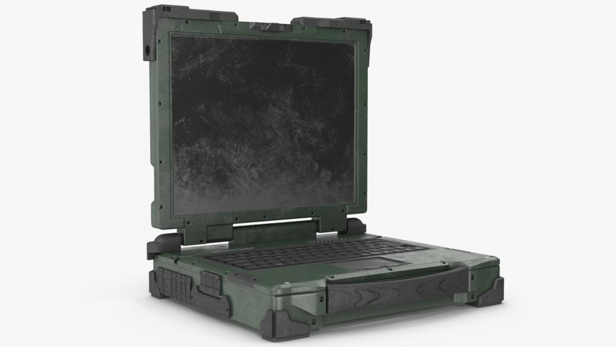 3D Rocky RK12 Army Laptop Old