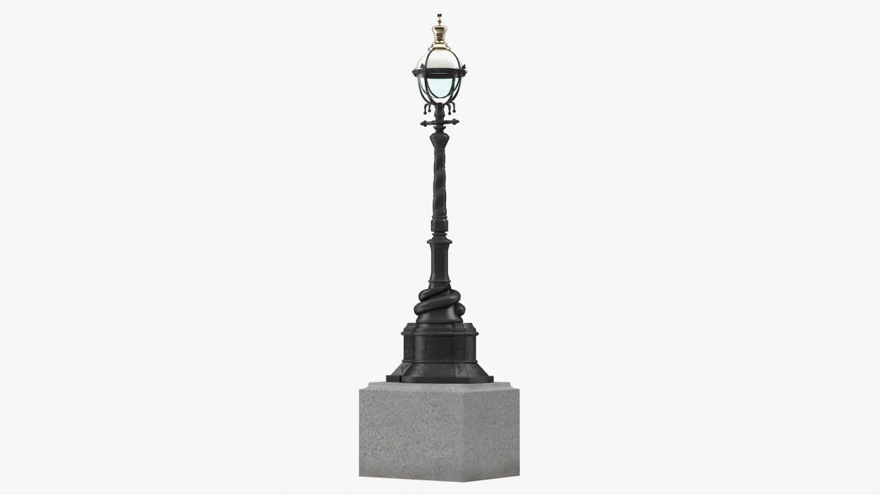 3D Outdoor Decorative Street Lantern model